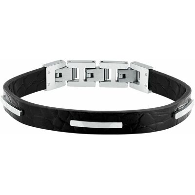 Trussardi Pánsky náramok z kože T-Leather TJAXZ09 Trussardi Pánsky náramok z kože T-Leather TJAXZ09