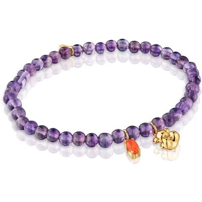Tous Fashion dámsky náramok z ametystu Bold Bear 1004024800 Tous Fashion dámsky náramok z ametystu Bold Bear 1004024800