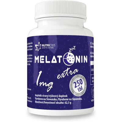Nutricius Melatonín extra 1 mg 250 tabliet Nutricius Melatonín extra 1 mg 250 tabliet