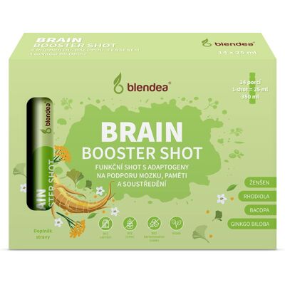 Blendea Shot Brain Booster s adaptogénmi 14 x 25 ml Blendea Shot Brain Booster s adaptogénmi 14 x 25 ml