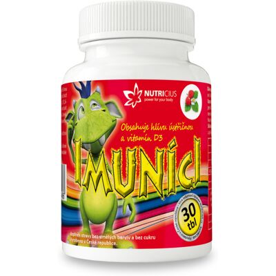 Nutricius Imuníci - Hliva ustricovitá s vitamínom D pre deti 30 tabliet Nutricius Imuníci - Hliva ustricovitá s vitamínom D pre deti 30 tabliet