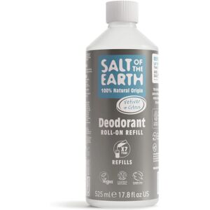 Salt Of The Earth Náhradná náplň do prírodného guličkového dezodorantu Vetiver & Citrus (Deo Roll-on Refills) 525 ml Salt Of The Earth Náhradná náplň do prírodného guličkového dezodorantu Vetiver & Citrus (Deo Roll-on Refills) 525 ml