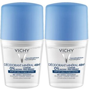 Vichy Súprava minerálnych guľôčkových dezodorantov (Mineral Deodorant) 2 x 50 ml Vichy Súprava minerálnych guľôčkových dezodorantov (Mineral Deodorant) 2 x 50 ml