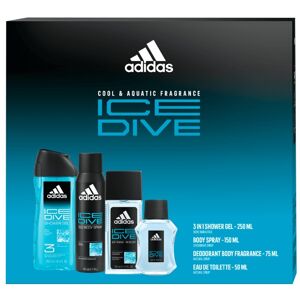 Adidas Ice Dive - EDT 50 ml + sprchový gel 250 ml + deodorant ve spreji 150 ml + deodorant s rozprašovačem 75 ml Adidas Ice Dive - EDT 50 ml + sprchový gel 250 ml + deodorant ve spreji 150 ml + deodorant s rozprašovačem 75 ml