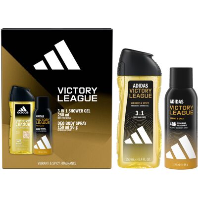 Adidas Victory League - dezodorant v spreji 150 ml + sprchový gél 250 ml Adidas Victory League - dezodorant v spreji 150 ml + sprchový gél 250 ml