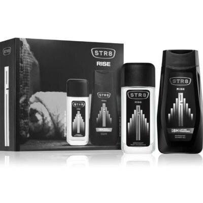 STR8 Rise - dezodorant s rozprašovačom 85 ml + sprchový gél 250 ml STR8 Rise - dezodorant s rozprašovačom 85 ml + sprchový gél 250 ml