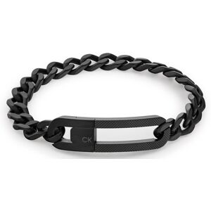 Calvin Klein Čierny pánsky náramok z ocele Link 35000133 Calvin Klein Čierny pánsky náramok z ocele Link 35000133