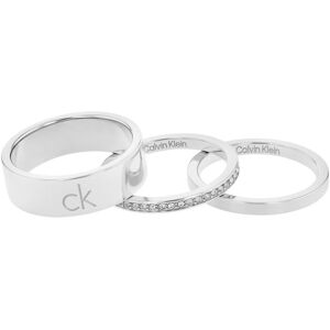Calvin Klein Elegantná súprava oceľových prsteňov Trio 35000794 54 mm Calvin Klein Elegantná súprava oceľových prsteňov Trio 35000794 54 mm