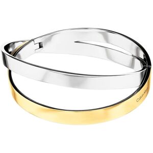 Calvin Klein Dvojitý pevný náramok z ocele Elliptical 35000852 Calvin Klein Dvojitý pevný náramok z ocele Elliptical 35000852