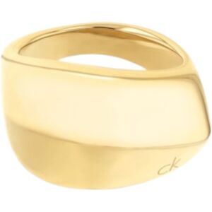 Calvin Klein Pozlátený prsteň Sculpted 35000822 56 mm Calvin Klein Pozlátený prsteň Sculpted 35000822 56 mm