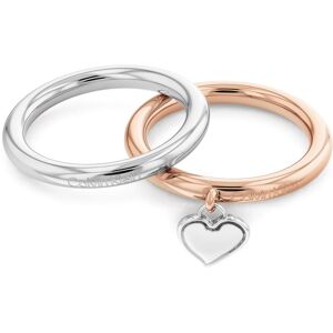 Calvin Klein Bicolor súprava oceľových prsteňov Captivate 35000327 56 mm Calvin Klein Bicolor súprava oceľových prsteňov Captivate 35000327 56 mm
