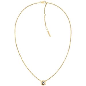 Calvin Klein Slušivý pozlátený náhrdelník Twiste Bezel Solitaire 35000770 Calvin Klein Slušivý pozlátený náhrdelník Twiste Bezel Solitaire 35000770