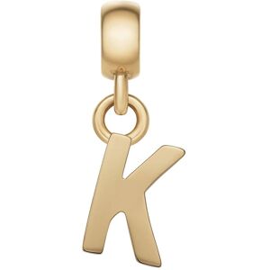 Daniel Wellington Pozlátený prívesok písmeno "K" Charms DW00400494 Daniel Wellington Pozlátený prívesok písmeno "K" Charms DW00400494