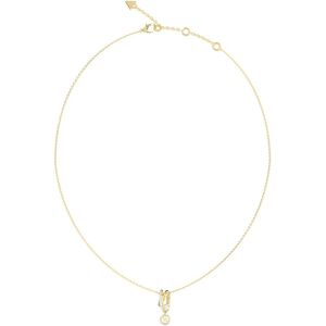 Guess Fashion pozlátený náhrdelník Tiny Pearly JUBN05523JWYGT/U Guess Fashion pozlátený náhrdelník Tiny Pearly JUBN05523JWYGT/U