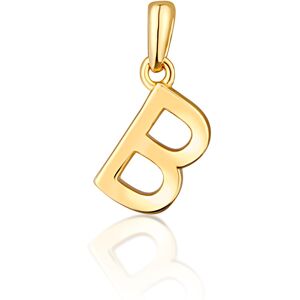 JVD Minimalistický pozlátený prívesok písmeno "B" SVLP0948XH2GO0B JVD Minimalistický pozlátený prívesok písmeno "B" SVLP0948XH2GO0B