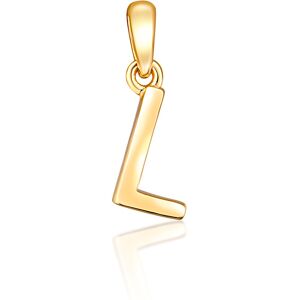 JVD Minimalistický pozlátený prívesok písmeno "L" SVLP0948XH2GO0L JVD Minimalistický pozlátený prívesok písmeno "L" SVLP0948XH2GO0L