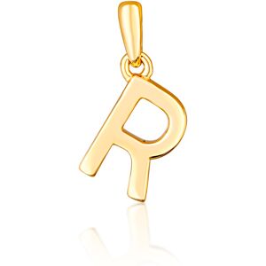 JVD Minimalistický pozlátený prívesok písmeno "R" SVLP0948XH2GO0R JVD Minimalistický pozlátený prívesok písmeno "R" SVLP0948XH2GO0R