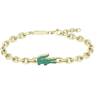 Lacoste Pozlátený náramok so zelenými kryštálmi Arthor 2040611 Lacoste Pozlátený náramok so zelenými kryštálmi Arthor 2040611