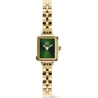 Daniel Wellington Quadro Mini 15.4x18.2 Arch 3-Link Emerald Sunray Gold DW00100852 Daniel Wellington Quadro Mini 15.4x18.2 Arch 3-Link Emerald Sunray Gold DW00100852