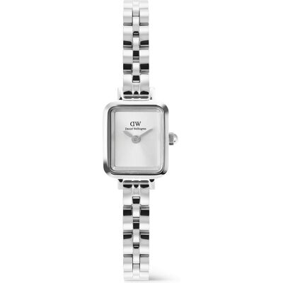 Daniel Wellington Quadro Mini 15.4x18.2 Arch 3-Link White Sunray Silver DW00100844 Daniel Wellington Quadro Mini 15.4x18.2 Arch 3-Link White Sunray Silver DW00100844