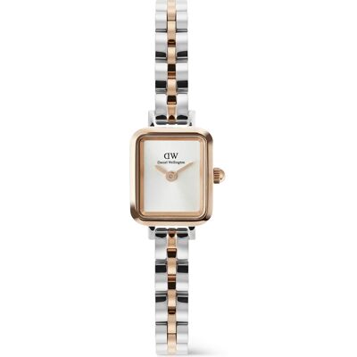 Daniel Wellington Quadro Mini 15.4x18.2 Arch 3-Link White Sunray Two Tone RG S DW00100926 Daniel Wellington Quadro Mini 15.4x18.2 Arch 3-Link White Sunray Two Tone RG S DW00100926