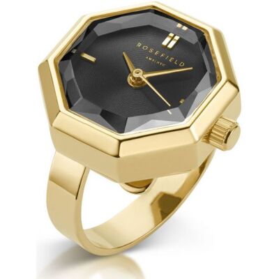 Rosefield Hodinky/prsten The Studio Octagonal Watch Ring SBGSG-O67 Rosefield Hodinky/prsten The Studio Octagonal Watch Ring SBGSG-O67