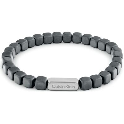 Calvin Klein Štýlový korálkový náramok pre mužov 35100060 Calvin Klein Štýlový korálkový náramok pre mužov 35100060