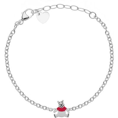 Disney Oceľový náramok s ozdobou Medvedíka Pú Winnie the Pooh B600655L-55.CS Disney Oceľový náramok s ozdobou Medvedíka Pú Winnie the Pooh B600655L-55.CS