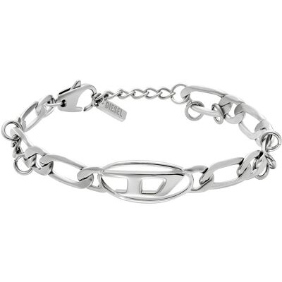 Diesel Moderný unisex náramok D Logo DX1599040 Diesel Moderný unisex náramok D Logo DX1599040