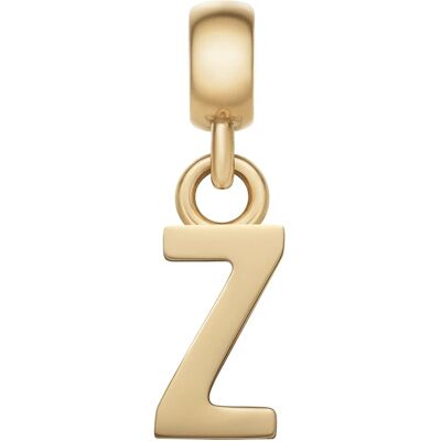 Daniel Wellington Pozlátený prívesok písmeno "Z" Charms DW00400509 Daniel Wellington Pozlátený prívesok písmeno "Z" Charms DW00400509