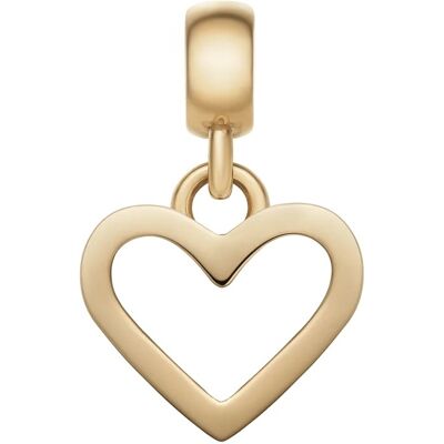 Daniel Wellington Srdiečkový prívesok z pozlátenej ocele Charms DW00400433 Daniel Wellington Srdiečkový prívesok z pozlátenej ocele Charms DW00400433