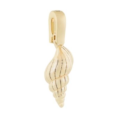 Emporio Armani Pozlátený prívesok Mušle Charm EGS3358710 Emporio Armani Pozlátený prívesok Mušle Charm EGS3358710