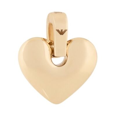 Emporio Armani Pozlátený srdiečkový prívesok Charm EGS3284710 Emporio Armani Pozlátený srdiečkový prívesok Charm EGS3284710
