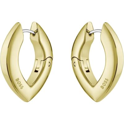 Hugo Boss Módne pozlátené kruhy Fiora 1580823 Hugo Boss Módne pozlátené kruhy Fiora 1580823