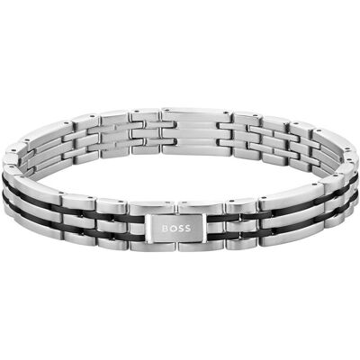 Hugo Boss Nadčasový bicolor náramok pre mužov Wesley 1580814 Hugo Boss Nadčasový bicolor náramok pre mužov Wesley 1580814