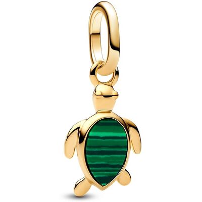 Pandora Pozlátený prívesok Korytnačka Mini Shine 763823C01 Pandora Pozlátený prívesok Korytnačka Mini Shine 763823C01