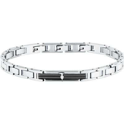 Trussardi Ikonický náramok pre mužov z ocele T-Steel TJAXV49 Trussardi Ikonický náramok pre mužov z ocele T-Steel TJAXV49