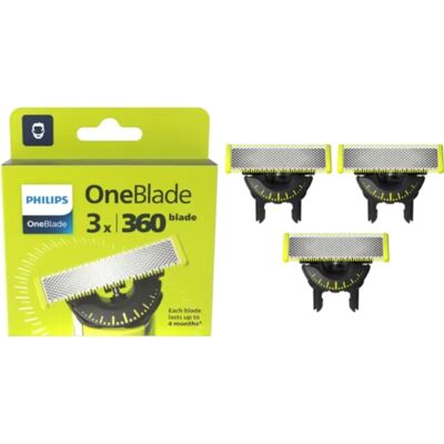 Philips Náhradné čepele pre celé telo OneBlade 360 QP430/50 3 ks Philips Náhradné čepele pre celé telo OneBlade 360 QP430/50 3 ks