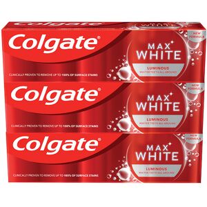 Colgate Bieliaca zubná pasta Max White Luminous 3 x 75 ml Colgate Bieliaca zubná pasta Max White Luminous 3 x 75 ml