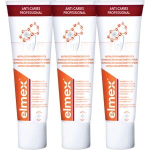 Elmex Zubná pasta Anti Caries Professional Trio 3 x 75 ml Elmex Zubná pasta Anti Caries Professional Trio 3 x 75 ml