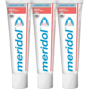 Meridol Zubná pasta na citlivé zuby Complete Care Sensitive Gums & Teeth tripack 3 x 75 ml Meridol Zubná pasta na citlivé zuby Complete Care Sensitive Gums & Teeth tripack 3 x 75 ml