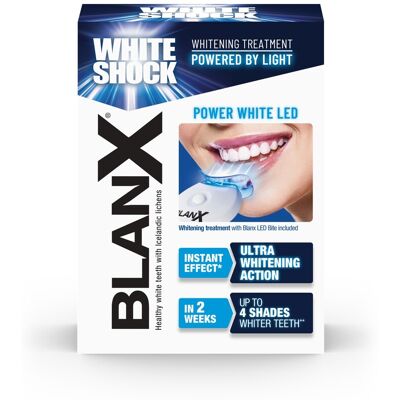 BlanX Súprava na bielenie zubov White Shock Whitening Treatment + LED 50 ml BlanX Súprava na bielenie zubov White Shock Whitening Treatment + LED 50 ml
