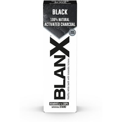 BlanX Bieliaca zubná pasta Black 75 ml BlanX Bieliaca zubná pasta Black 75 ml