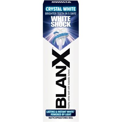 BlanX Bieliaca zubná pasta White Shock Crystal White 75 ml BlanX Bieliaca zubná pasta White Shock Crystal White 75 ml