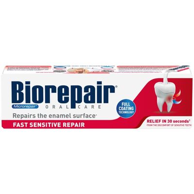 Biorepair Zubná pasta Fast Sensitive Repair 75 ml Biorepair Zubná pasta Fast Sensitive Repair 75 ml