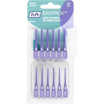 TePe Pogumované špáradlá Easypick XL fialové 36 ks TePe Pogumované špáradlá Easypick XL fialové 36 ks