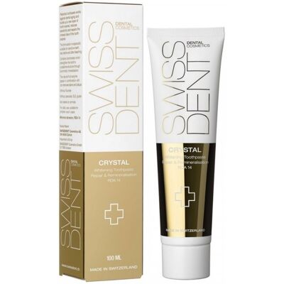 Swissdent Regeneračný zubný krém s bieliacim efektom Crystal (Repair & Whitening Toothcream) 50 ml Swissdent Regeneračný zubný krém s bieliacim efektom Crystal (Repair & Whitening Toothcream) 50 ml