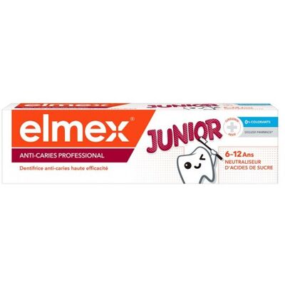Elmex Zubná pasta Anti-Caries Professional Junior 75 ml Elmex Zubná pasta Anti-Caries Professional Junior 75 ml