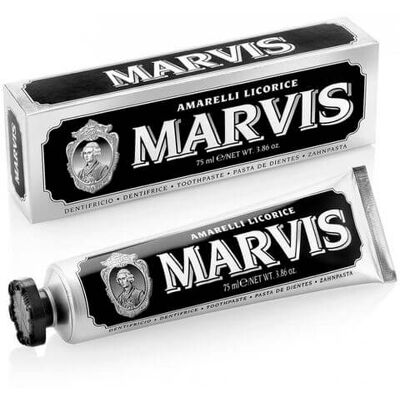 Marvis Zubná pasta Mätové sladkodrievkovo (Amarelli Licorice Toothpaste) 85 ml Marvis Zubná pasta Mätové sladkodrievkovo (Amarelli Licorice Toothpaste) 85 ml