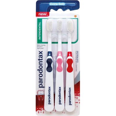 Parodontax Extra mäkká zubná kefka Interdental Extra Soft 3 ks Parodontax Extra mäkká zubná kefka Interdental Extra Soft 3 ks